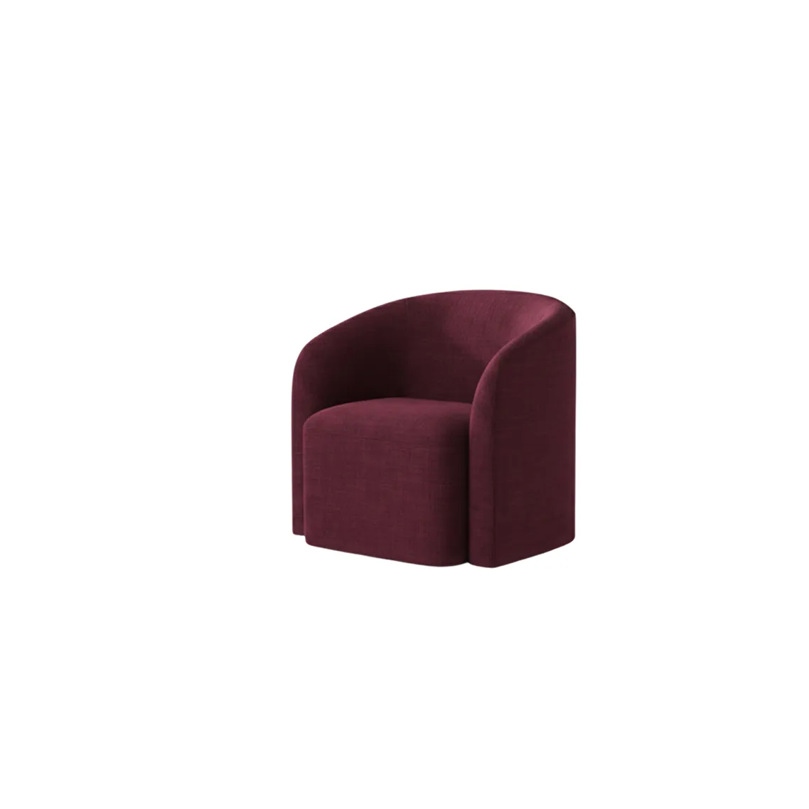 Curved Barrel Chair